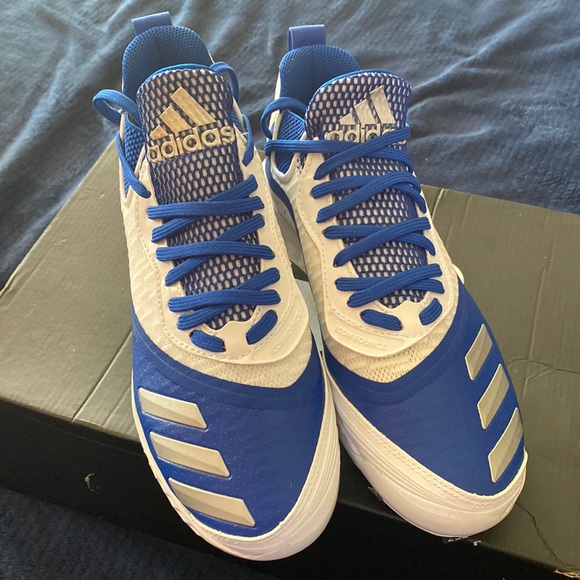 Adidas Icon V Bounce iced out baseball cleats. Never worn. No box - Picture 2 of 6